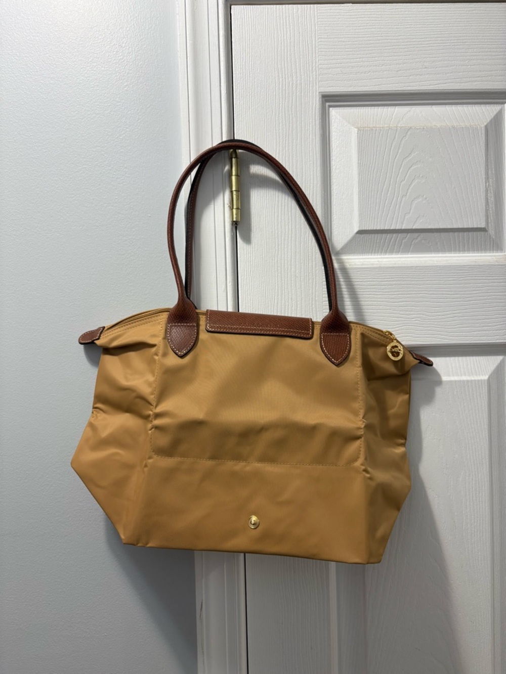 Longchamp Le Pliage Beige Shoulder Bag NWOT - Picture 2 of 5